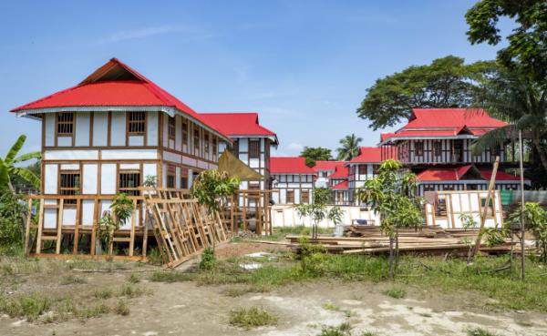 These houses are portable, meaning you can move them easily – part by part. Business has boomed recently, thanks to promotion on social media. People from different corners of the country watch videos of the houses on YouTube and Facebook and put in orders. Photo: Noor A Alam